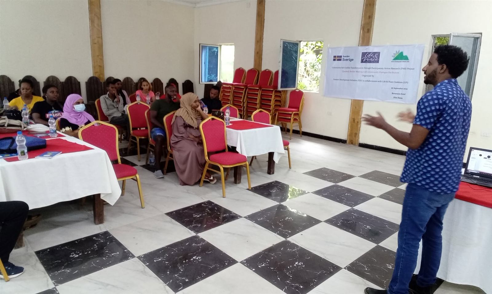 Event banner: Quarterly Review Meeting with Community Dialogue Facilitators, September 5 2024